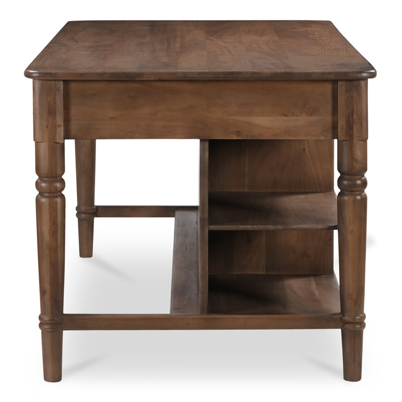 Darian Kitchen Island Brown