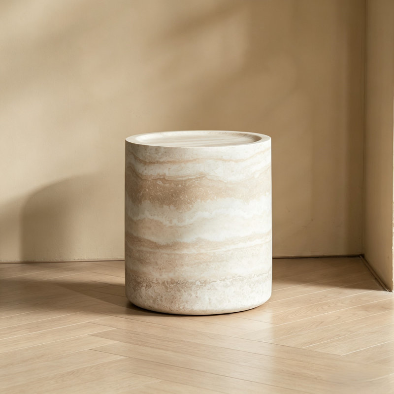 Table d'appoint en imitation pierre