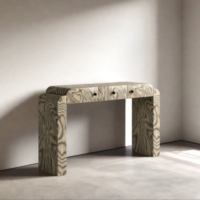 Console rétro avec tiroirs