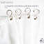 Crochets de rideau de douche Bath Bliss-72209537