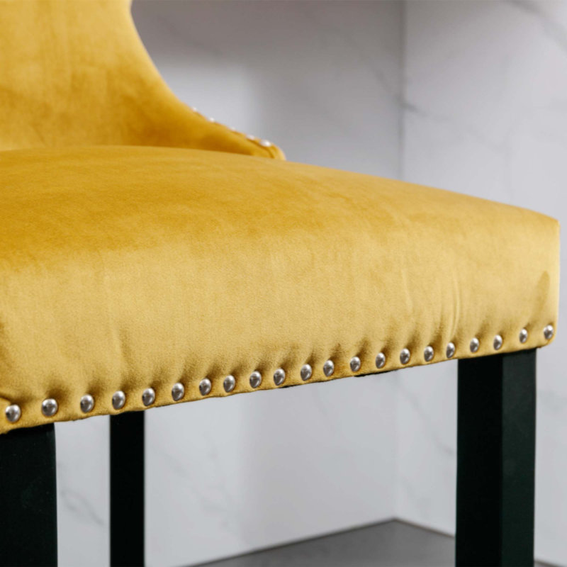 Tabouret de bar 26,7 po Aden, Jaune, 2