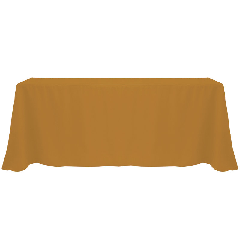 Nappe de couleur unie, 156 po x 90 po, 1, Brun