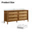 Commode 6 tiroirs Vichy