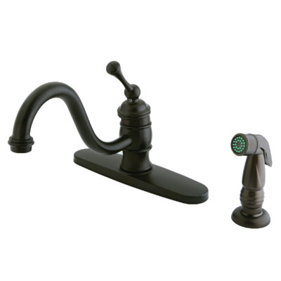 Centerset Double Handle Kitchen Faucet