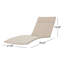 (1PCS) Coussin de chaise longue d'extérieur Salem (sans chaise longue)-593104585-593104187