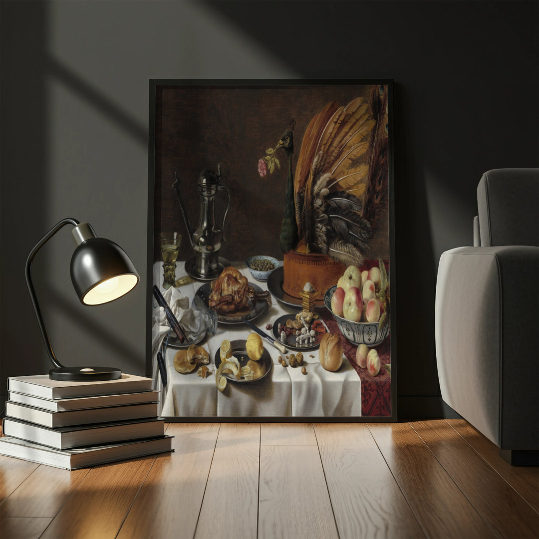17th Century Style Black Framed Poster