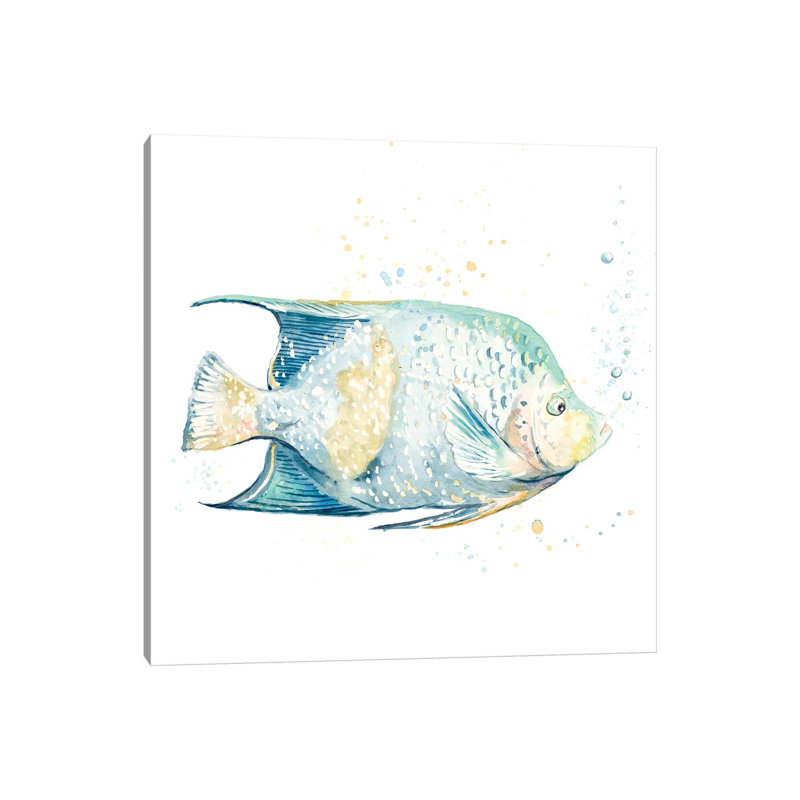 Pescado Azul Square by Patricia Pinto - Wrapped Canvas Gallery-Wrapped Canvas Giclée, 30.48 cm H x 30.48 cm W