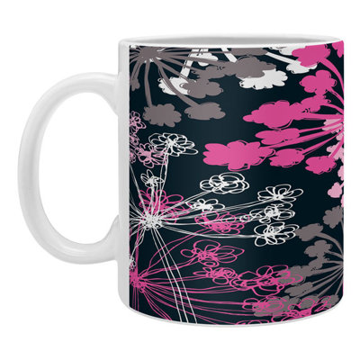 Grande tasse à café cow parsley