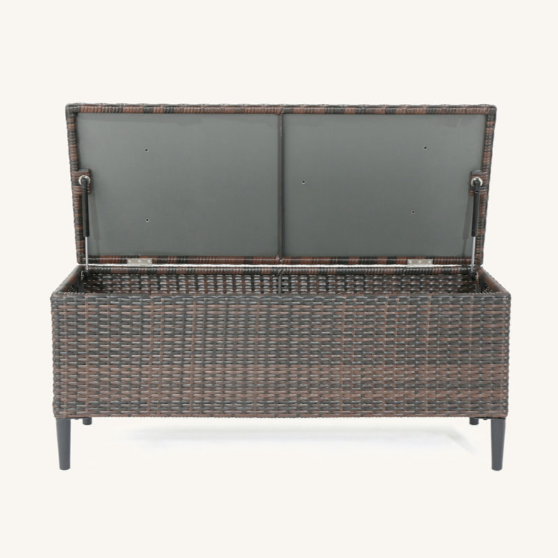 Versatile Outdoor Storage Bench For Patio And Pool Accessories, Ideal For Hosting And Quick Drying.