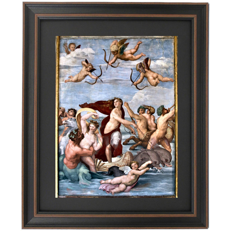 The Triumph Of Galatea By Raphael, 24" H x 19" W