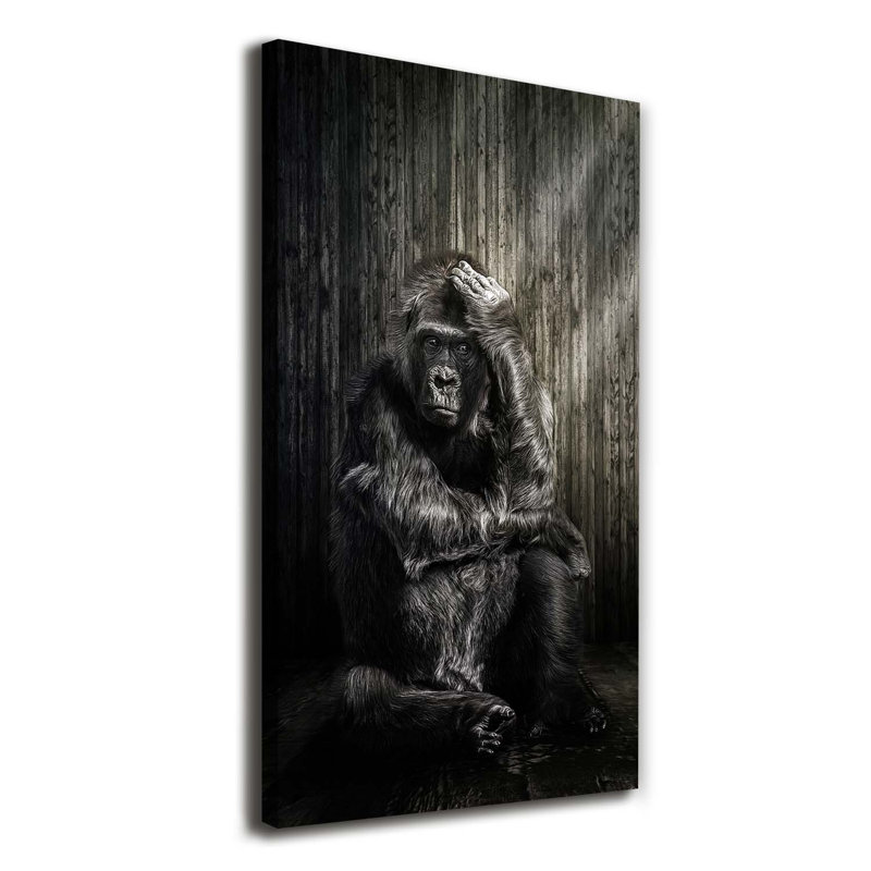 Gorilla - Wrapped Canvas Art Print