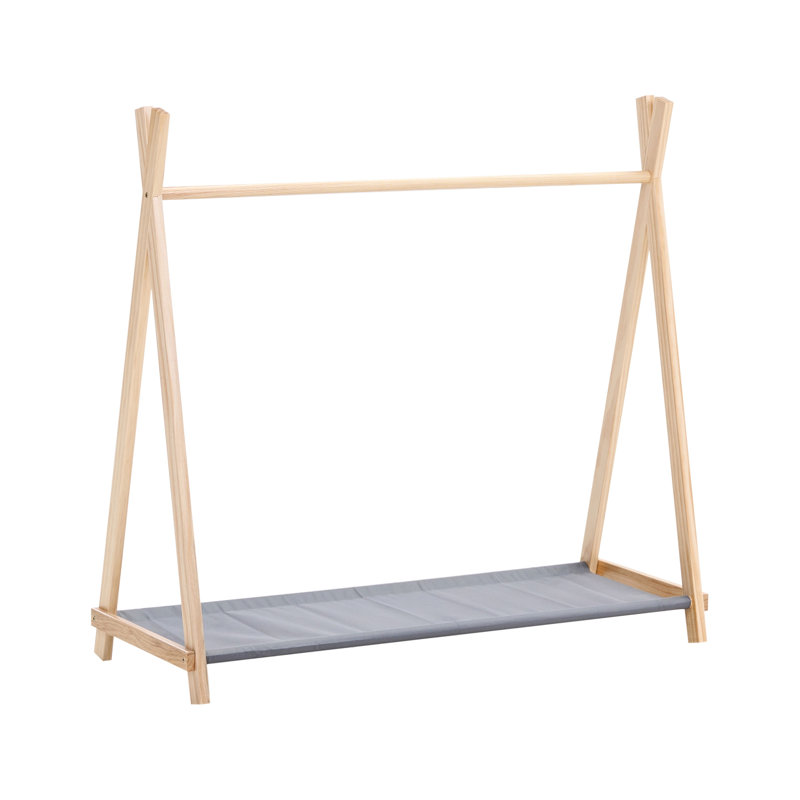 Solid Wood Freestanding 1 - Hook Coat Rack