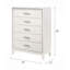 Commode à tiroirs, commode vieillie Haiden-826852276
