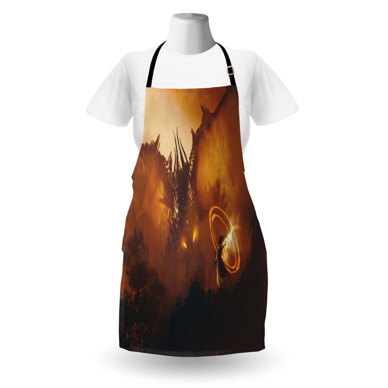 No Pattern Bib Apron