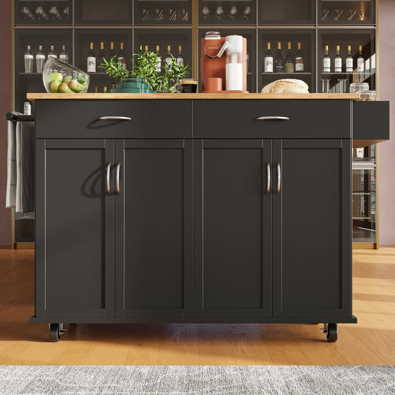 Kitchen Island, Black