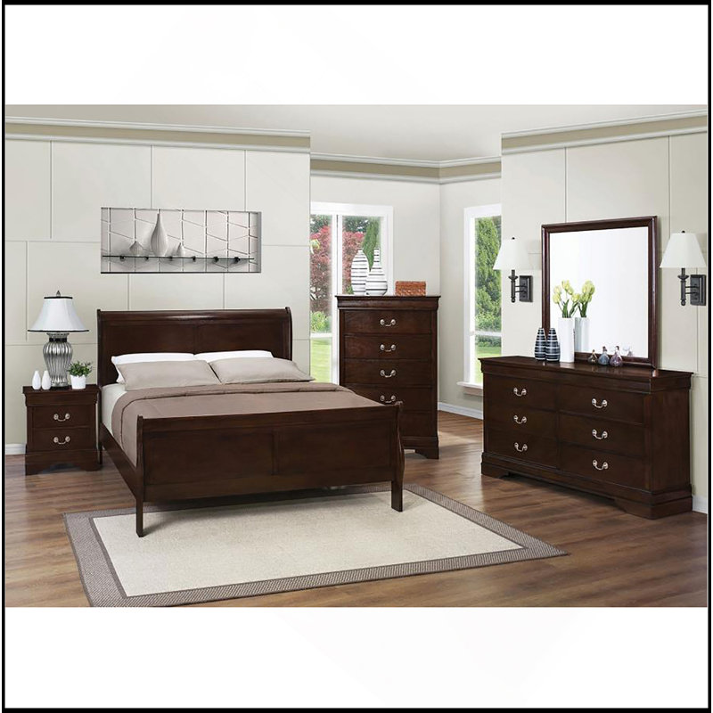 Lit-bateau Cappuccino, Grand lit