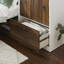 Tapaktuan Murphy Storage Bed with 2 Wardrobe Side Cabinets-96830474-96830477