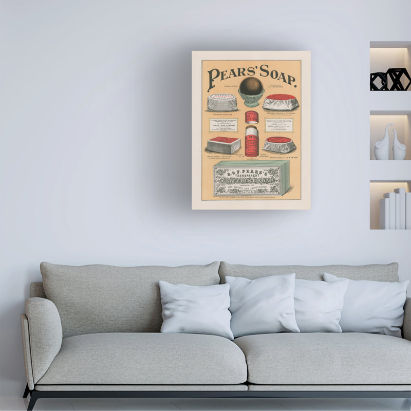Art sur toile English School Pears, H 19 po x l 14 po