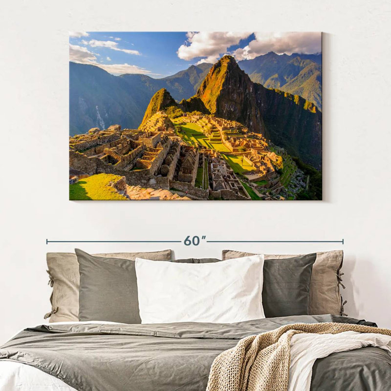 Lilie ensoleillée Machu Picchu, H 34 po x l 51 po