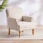 Upholstered Armchair-1928367879