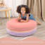 Fauteuil à billes et fauteuil pour adolescents - mauve / rouge - taille moyenne (27,5 po x 27,5 po x 13,5 po) - rembourrage en mousse à mémoire de forme - canapé à billes