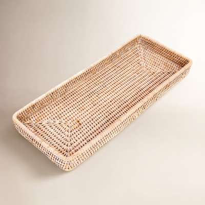 Rattan Vanity Decorative Tray