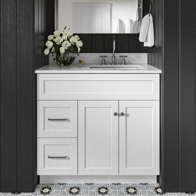 Partham 37" Single Bathroom Vanity Set