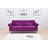 Twin 85'' Velvet Futon And Mattress-1941584131