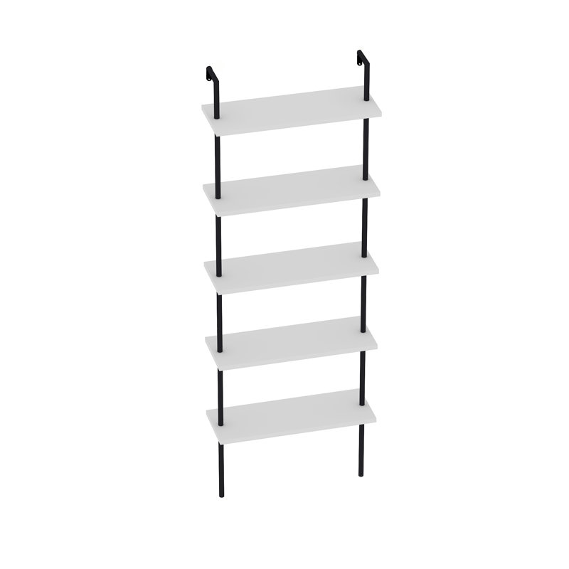 Bookcase Ladder, White/Black