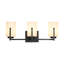 3 - Light Cylinder Glass Classic Opal Bathroom Wall Light-2061706862