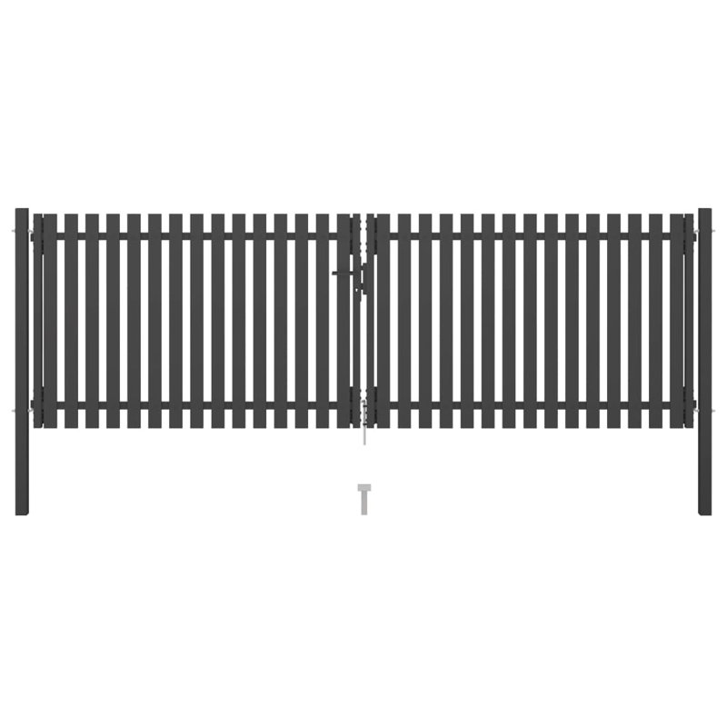 Payden Black Metal Gate, 150cm H x 400cm W