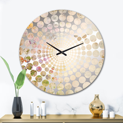 Jeff - horloge murale rose