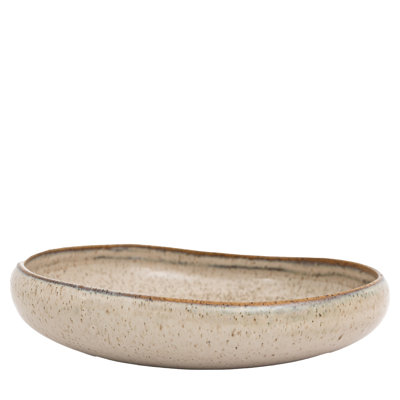 Chilmark Speckle Glaze Pasta Bowl Oatmeal