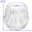 Outdoor Wood and Rope Side Table