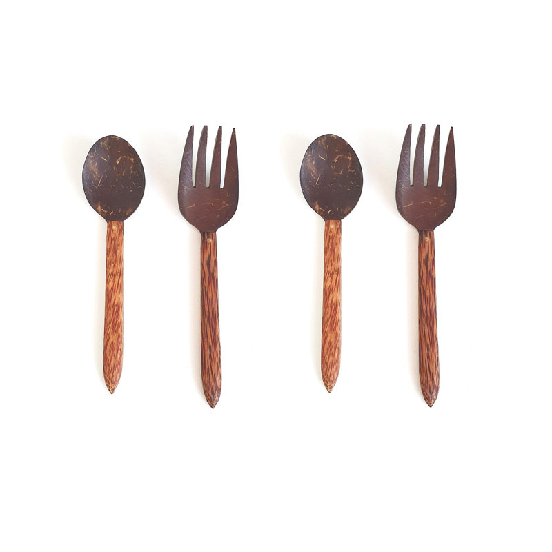 Rainforest Bowls Flatware Set - Service for 2