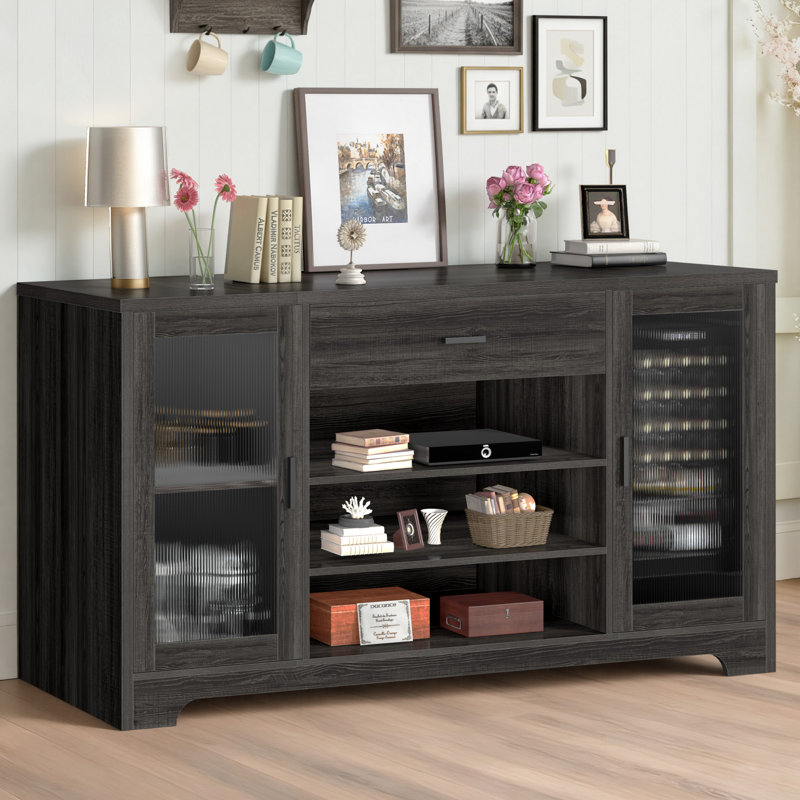 Armoire bar, Chêne gris foncé