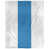 Blanc / Bleu royal