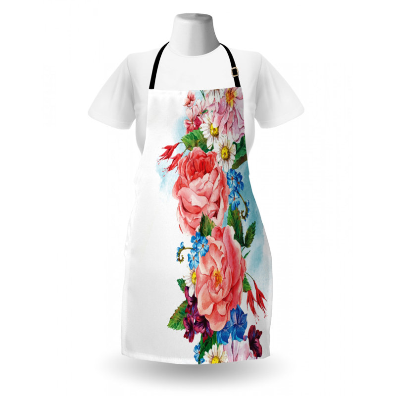 Floral Bib Apron