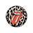 Leopard Pattern Red Lip And Tongue Detailed Woven Base Modern Decorative Carpet-799462871