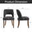 Upholstered Dining Side Chairs Set of 4-705286539