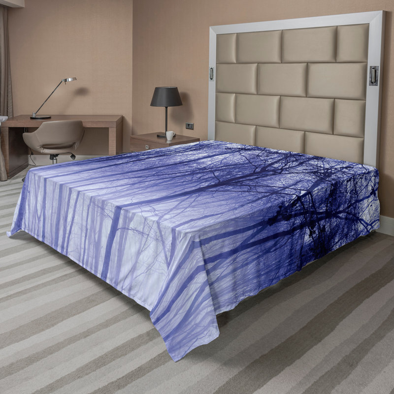 Drap-housse Ambesonne, Drap plat pour très grand lit californien