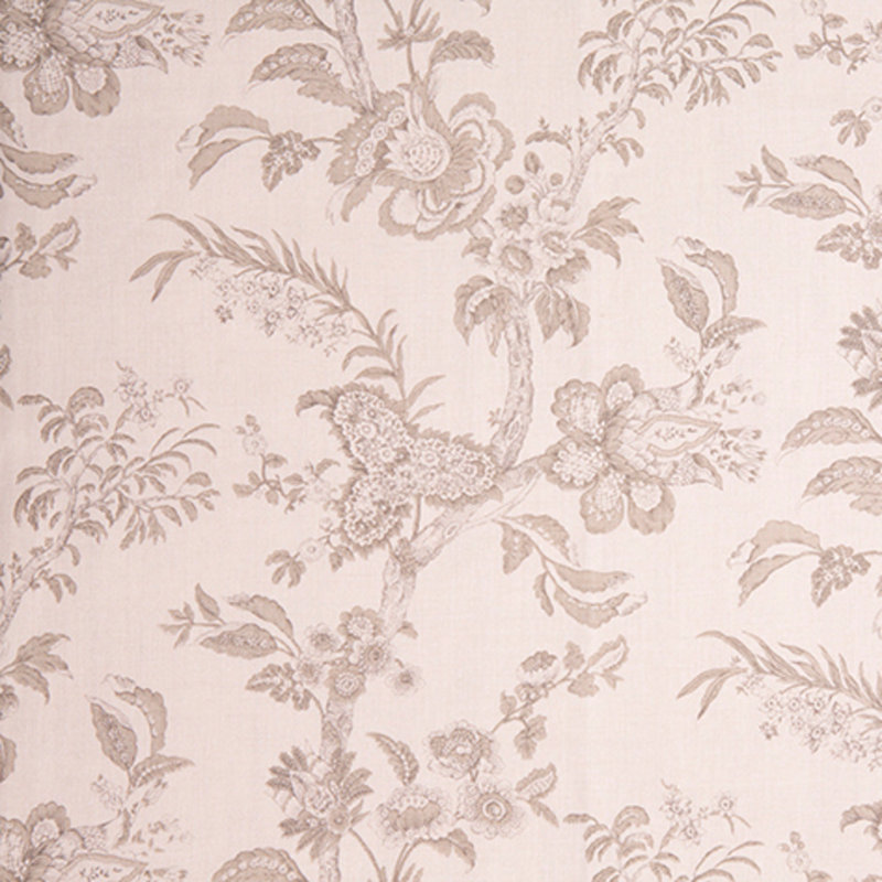 Beijing Blossom Medium Weight Fabric, Taupe