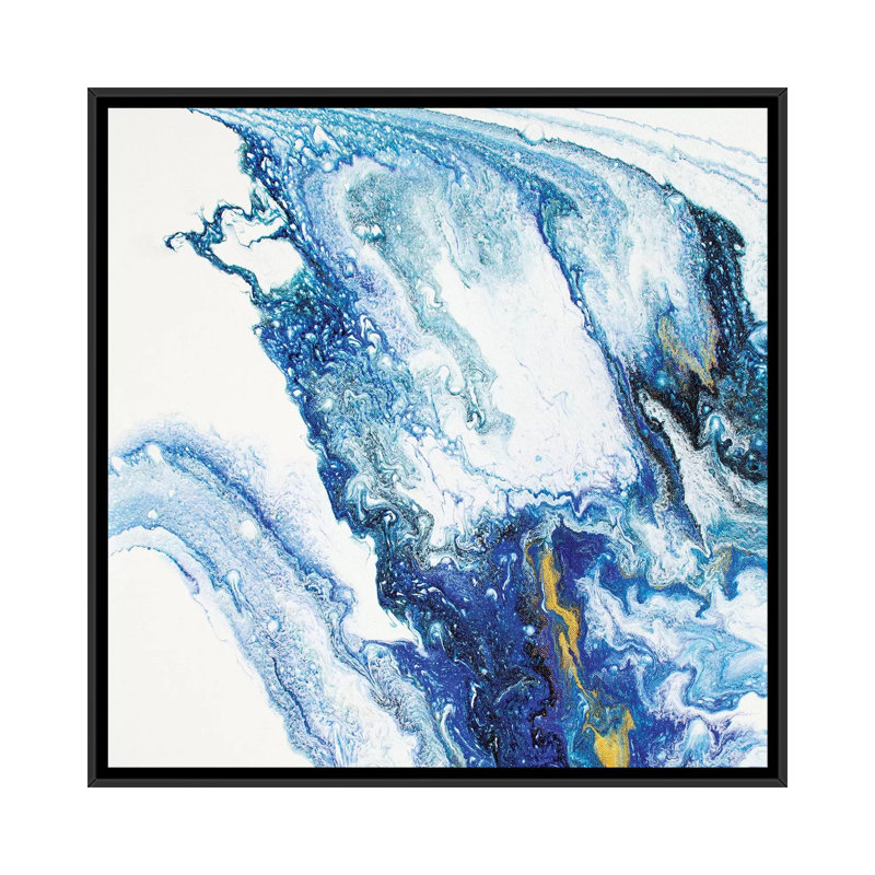 Peace - Print on Canvas, 45.72 cm H x 45.72 cm W, Black Framed