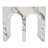 Modern Side Table with Faux Marble Design, M-Shaped End Table For Living Room/Hallway-118588648