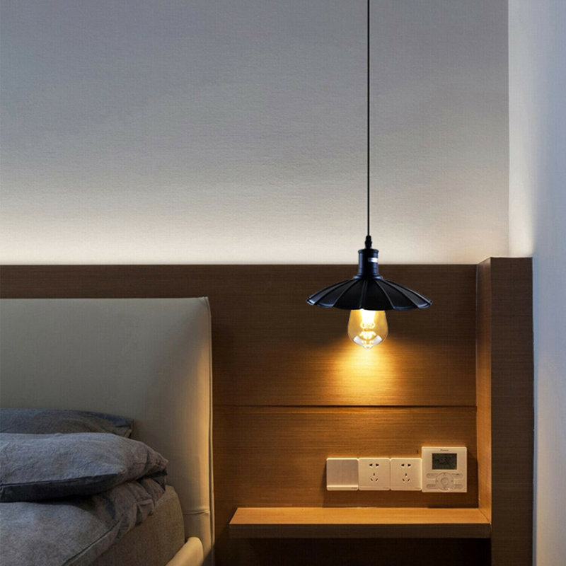 Hayes 1 - Light Black Pendant, Black