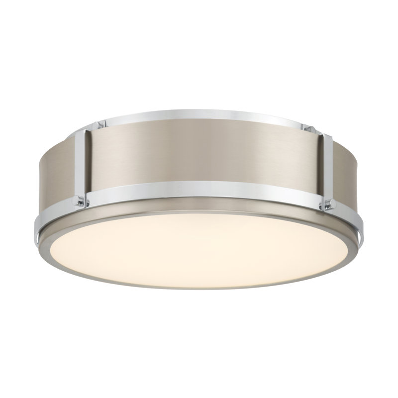 Lynca 13.75" 5CCT LED Flush Mount, Chrome