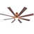 Antique Copper with Red/Dark Brown Wood Blades