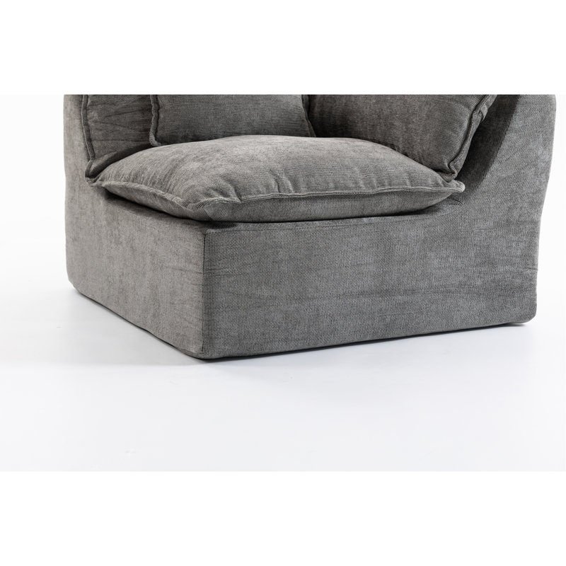 Canapé modulaire surdimensionné en velours Cloud-Like