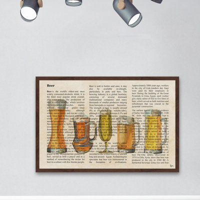 «Pick Your Beer» par Eyre Tarney - impression encadrée sur papier