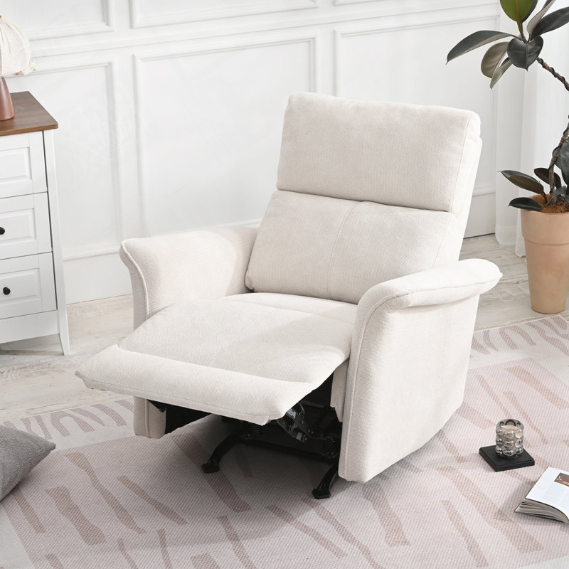Fauteuil inclinable manuel en cuir synthétique